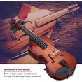 thumbnail image 4 of Miniature Violin Model With Stand Case - Wooden Mini Musical Instrument Home Decor, Small Joke Gift, 4 of 7