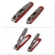 thumbnail image 5 of Cortauñas a prueba de salpicaduras 1 juego de Unique Bargains Cortauñas para uñas de los pies Rojo Gris, 5 of 6