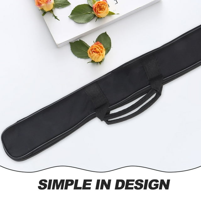 Nestingho 1Pcs Black Flute Bag for Transportation and Music Practice with Protective and Portable Features