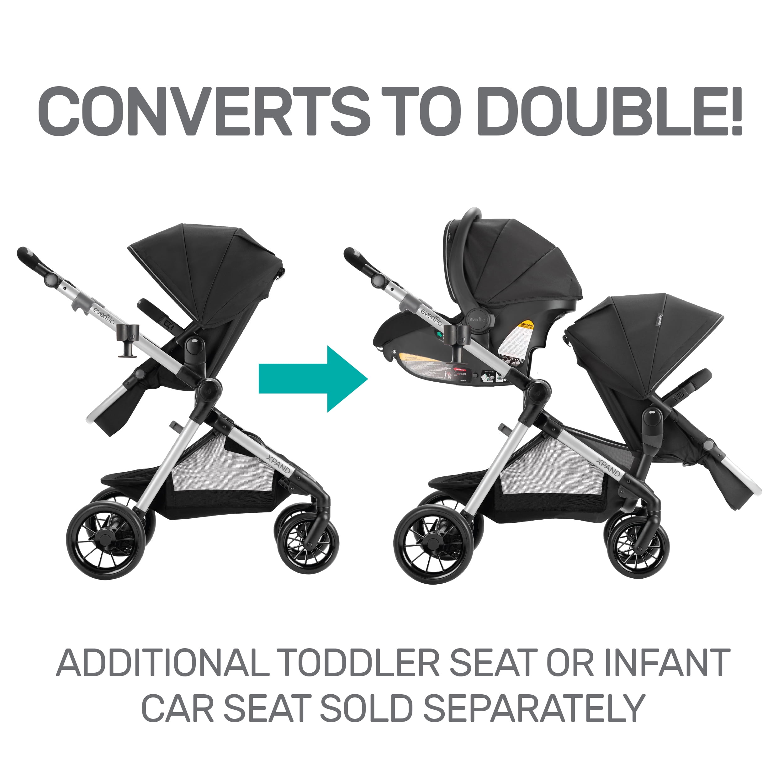 evenflo stroller pivot xpand