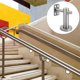 thumbnail image 1 of ELAYARD 2Ud Soporte Para De Inoxidable Para Barandillas Y De Seguridad, 1 of 8