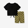 thumbnail image 2 of L.O.L. SURPRISE! Girls Graphic Short Sleeves T-shirt with Plaid Shorts 2 Pieces Outfit Sets,Sizes 3-10, 2 of 6