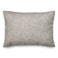 thumbnail image 2 of Creative Products Gray Floral Pattern 14x20 Indoor / Outdoor Pillow, 2 of 3