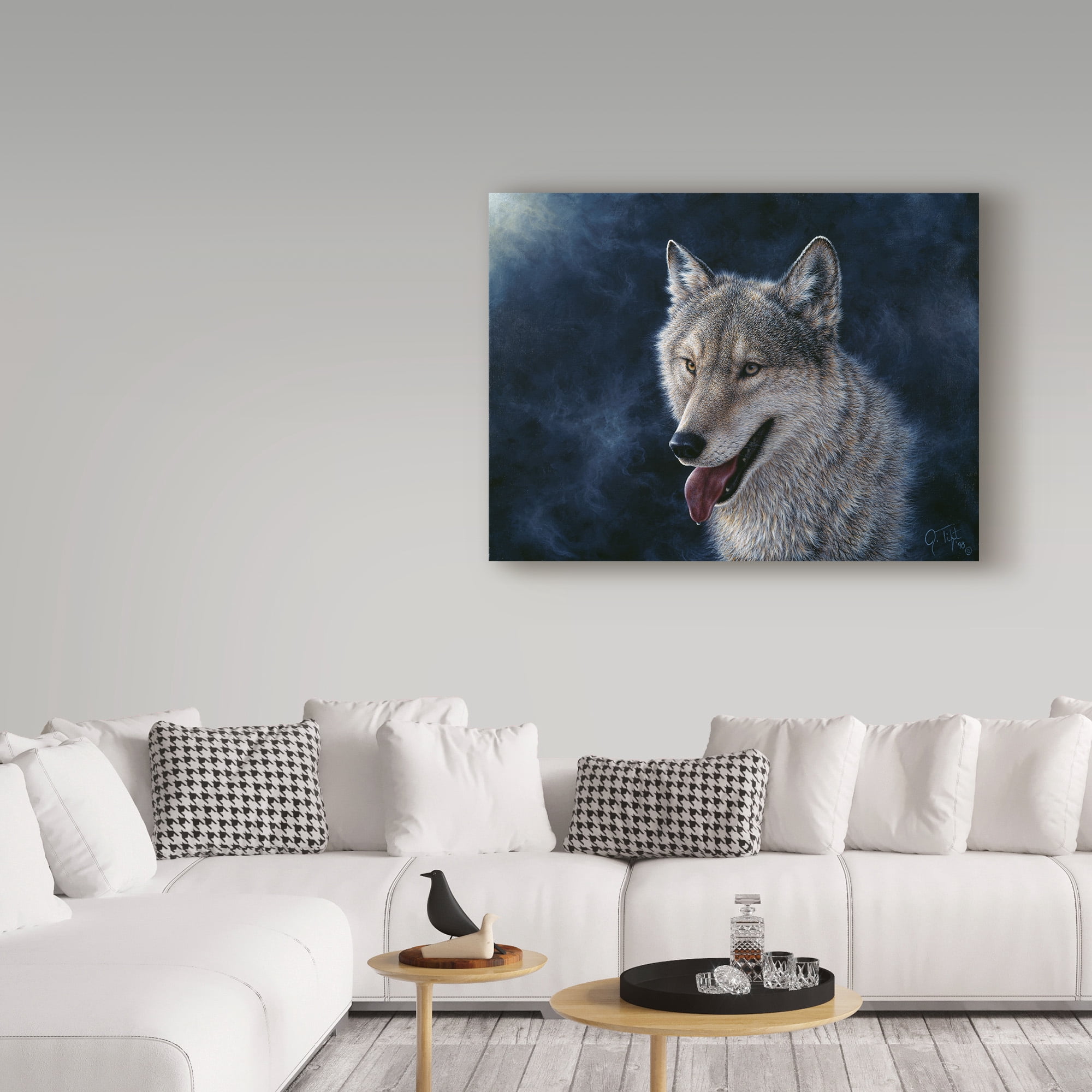 Trademark Fine Art 'Wolf' Canvas Art by Jeff Tift