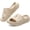 Beige, variant on Womens Recovery Sandals Mens Comfortable Athletic Slides Thick Cushion Lightweight Plantar Fasciitis Sport Sliders of Indoor Outdoor,Arch Support Orthotic Open Toe