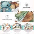 thumbnail image 5 of Coolnut Cute Dragon Plush Pillowcase, Luxury Soft King Pillow Case for Hair and Skin, Standard Size Pillow Covers with Zipper Closure, 20x30in #122 Home Decor Gifts, 5 of 7