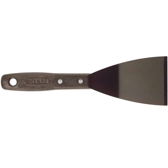 3" Hyde 12000 Hyde Stiff Heavy Duty Bent Blade Chisel Scraper
