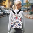 thumbnail image 7 of FORMRS Mini Backpack Purse for Women Quilted Travel Daypack Casual Shoulder Bag, Cartoon American Football Helmets, 7 of 7