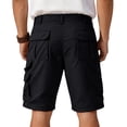 thumbnail image 3 of GrmtClth Water Resistant Ripstop Cargo Shorts for Men Breathable Solid Color Short Pants Fishing Multi Pockets Outdoor Work Shorts Soft Clothes Black 3XL, 3 of 8