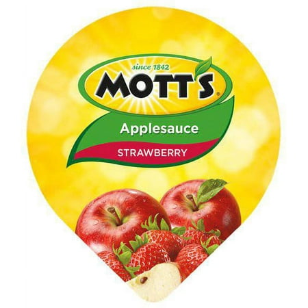 Mott's Unsweetened Strawberry Apple Sauce, 10065614 (21355333)