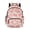 Cow Print White Pink, variant on SCRAWLGOD Cardinal Daisy Sunset Print 17 Inch 600D Backpack, Multi-Pocket Kids Bookbag, Schoolbag for Middle School Travel Camping Vacation, Large Capacity Daypack
