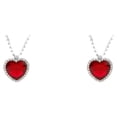 thumbnail image 4 of Collar de aleación para mujer Sonducket colgante decorativo con diamantes de imitación en forma de corazón, 4 of 6
