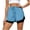 Sky Blue, variant on Mnuaqn Women Running Shorts Flowy Pleated Athletic Shorts Summer High Waisted Tennis Sporty Workout Gym Shorts (Black, L)