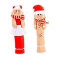 thumbnail image 3 of 2 fundas navideñas para manijas de refrigerador, decoración de cocina, antideslizantes, para refrigerador, suministros elegantes, protector para, 3 of 8