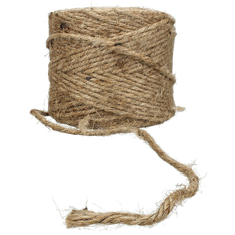 Wired Jute Cord Weaving Jute Rope Tag Decoration Line Bucket  Twine-Colon_18Mm50M