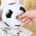 thumbnail image 4 of KAIYANG Alcancía de fútbol para niñas, alcancía irrompible con temática de deportes de fútbol, tamaño pequeño, regalo de la Copa del Mundo de fútbol para niños, 4 of 5
