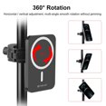 thumbnail image 4 of PULUZ 15W TELÉFONO TELÉFONO DE CARGADOR INALÁMBRICO CORTE CIRCUITO ROTACIÓN ROTACIÓN AJUSTABLE DE CARTAMIENTO DE CARTAMIENTO PARA IPHONE 13 NEGRO Jumpingount EL014491-02B, 4 of 7