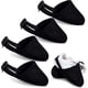 thumbnail image 1 of Fundas para zapatos de bolos, 2 pares de zapatos de bolos negros, accesorios deslizantes para bolos para mujeres y hombres (negro), 1 of 5
