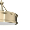 thumbnail image 4 of Hunter - Capshaw 5-light Alturas Gold, Large Pendant Light, Dimmable, Formal Style, Drum Shaped, for Bedrooms, Dining, Living Rooms - 19611, 4 of 7