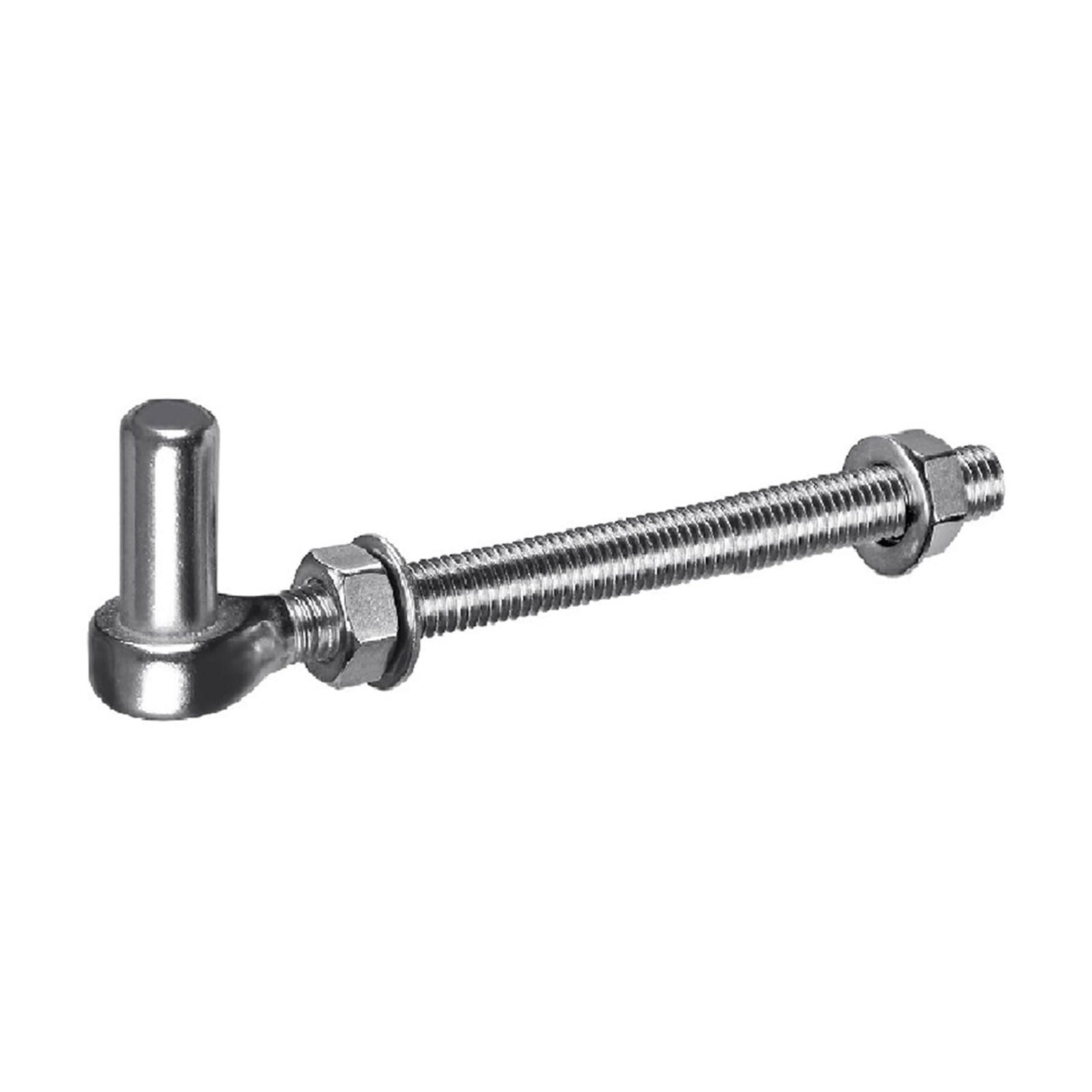 Pair J Bolts Gate Hinges Steel J Bolts Post Hinges Corrosions Resistant Hinges Upgrades for Metal Farm gate & Heavy door