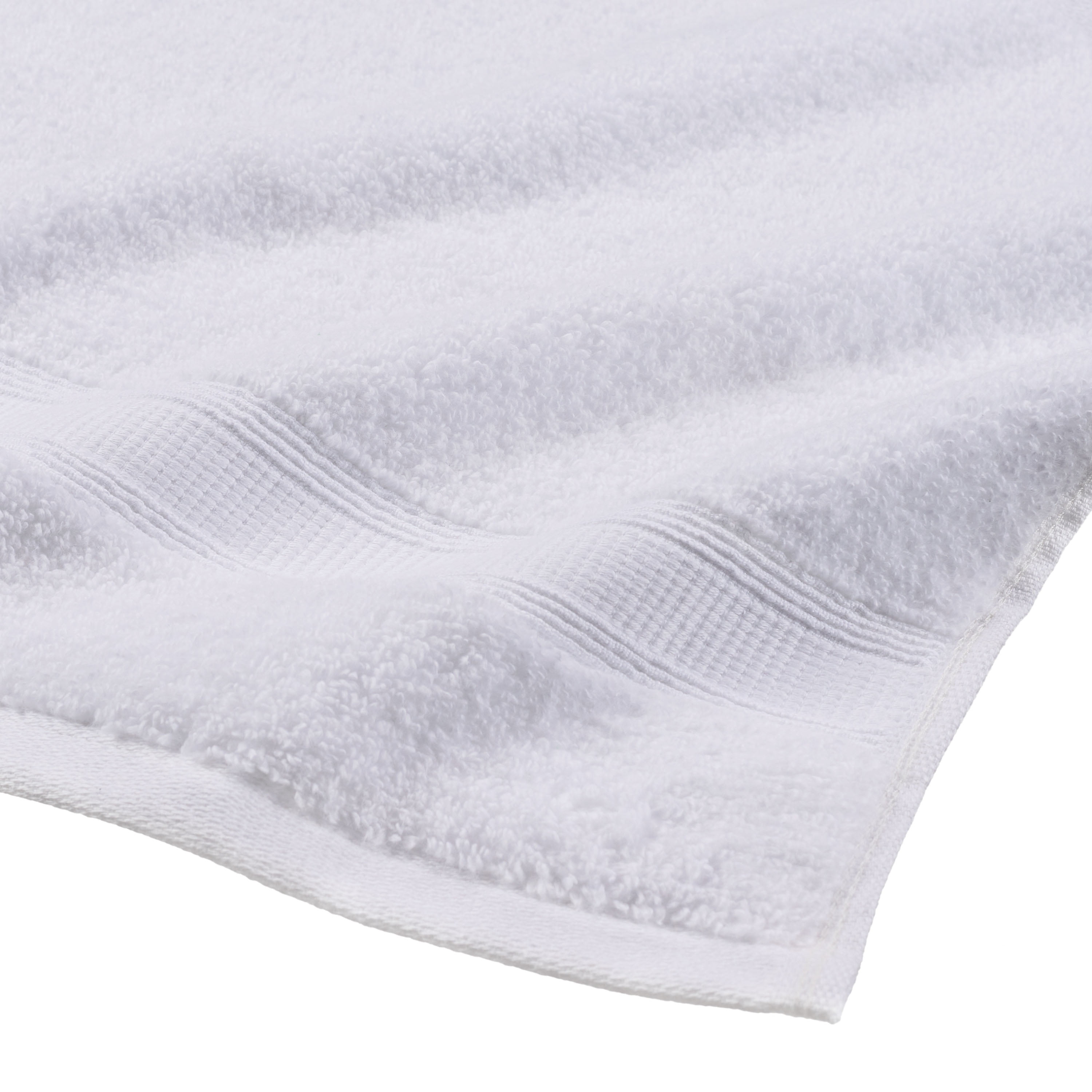 Hotel Style Egyptian Cotton Washcloth, Arctic White