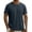 #03, variant on Men's Cooling Ice Silk Athletic T-Shirt - Quick Dry Nylon Spandex Short Sleeve Gym Top with Reflective Stripes