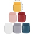 thumbnail image 2 of TABLZONE 6Pcs Wall Controller Holder Storage Shelves Rectangular Abs Simple Design For Home Use, 2 of 5