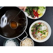 HexClad 10 Quart Hybrid Stainless Steel Stock Pot with Glass Lid, Nonstick