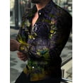 thumbnail image 1 of Camisa de hombre Camisa gráfica Animal Tigre Estampado 3D Exterior Casual Manga larga Botones Ropa Moda Casual Cómoda, 1 of 6