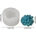 thumbnail image 2 of NAMZI Hydrangea Flower Candle Soap Silicone Mold Fondant Chocolate Candy Cake Decorating Mould Resin Clay Baking Pastry Tools, 2 of 2