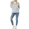 thumbnail image 2 of Womens Zipper Hoodie Sweat Jacket, 2 of 7