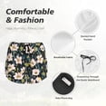 thumbnail image 4 of Bixox Women's Flowers pattern 2 in 1 Running Shorts - Lightweight Athletic Workout Gym Yoga Shorts Liner with Pockets - Small, 4 of 7