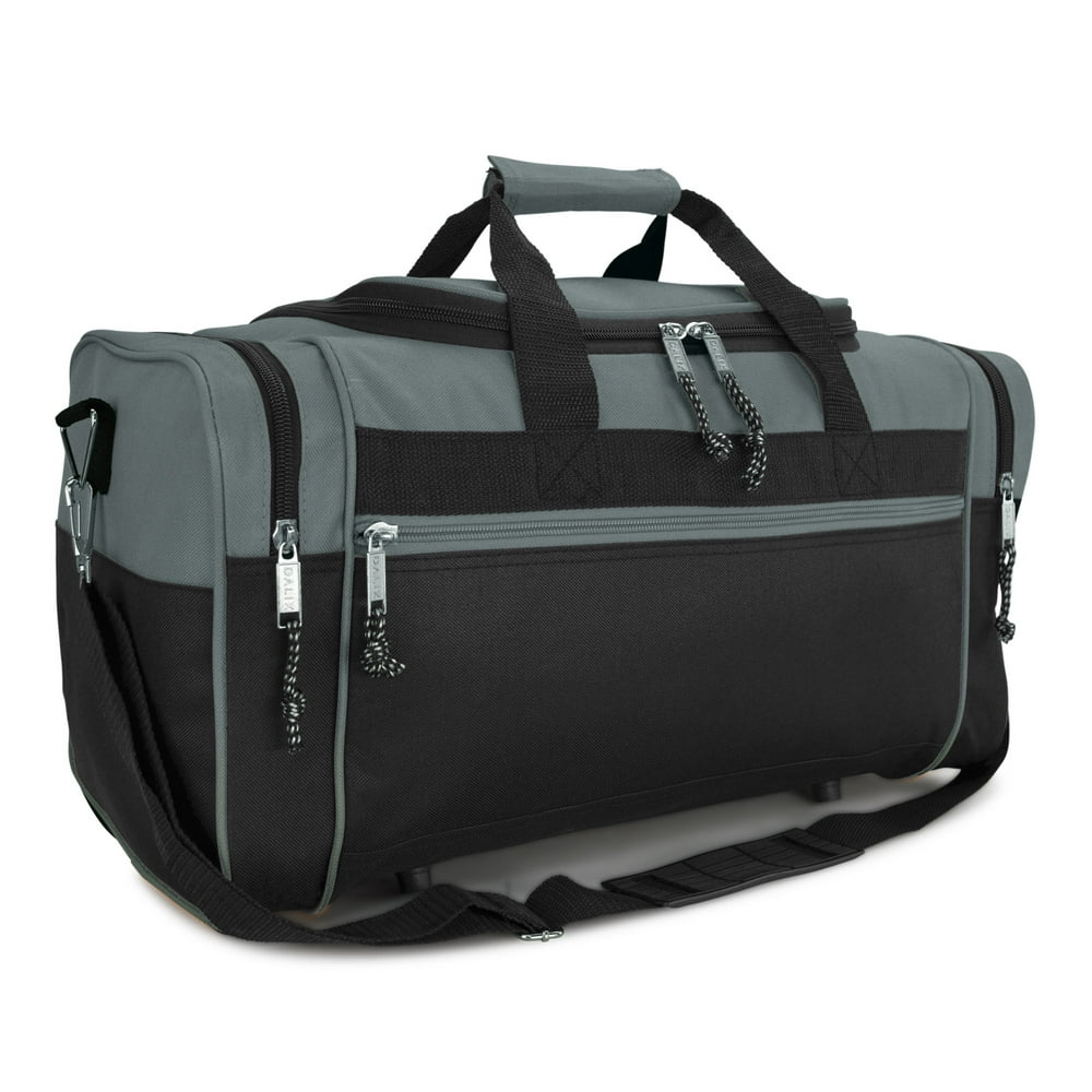 DALIX DALIX 21" Blank Sports Duffle Bag Gym Bag Travel Duffel with