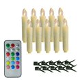 thumbnail image 3 of 10 velas LED navideñas sin llama, velas para ventana. 18 botones, 3 of 8