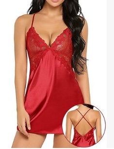 sexy silk night dress
