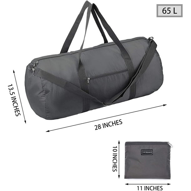 Vorspack Duffel Bag 20-24-28 Inches Foldable Gym Bag for Men Women Duffle  Bag Lightweight with Inner Pocket for Travel Sports