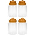 thumbnail image 4 of EeaseMX 4 tarros de plástico para miel, botellas para almacenar miel, recipientes sellados para miel doméstica., 4 of 7