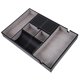 thumbnail image 5 of unbranded Organizador Multifuncional De Cuero Negro Con 5 Compartimentos Para Escritorio Y Hogar, 5 of 7