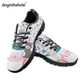 thumbnail image 1 of Doginthehole - Zapatos planos informales para mujer, zapatillas de malla con estampado de gato veterinario de dibujos animados, calzado cómodo para adolescentes y niñas, 1 of 6