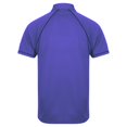 thumbnail image 2 of Finden & Hales - Polo deportivo/de deporte transpirable Modelo Piped Sports para hombre/caballero - Verano/ Deporte (Morado/ Azul marino), 2 of 2
