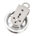 thumbnail image 1 of Stainless Steel Cable Pulley Wheel 360 Degree Rotation,Loading, Silent Bearings, Strong Load Bearing for DIY Home Gym Exercise Training, 1 of 8