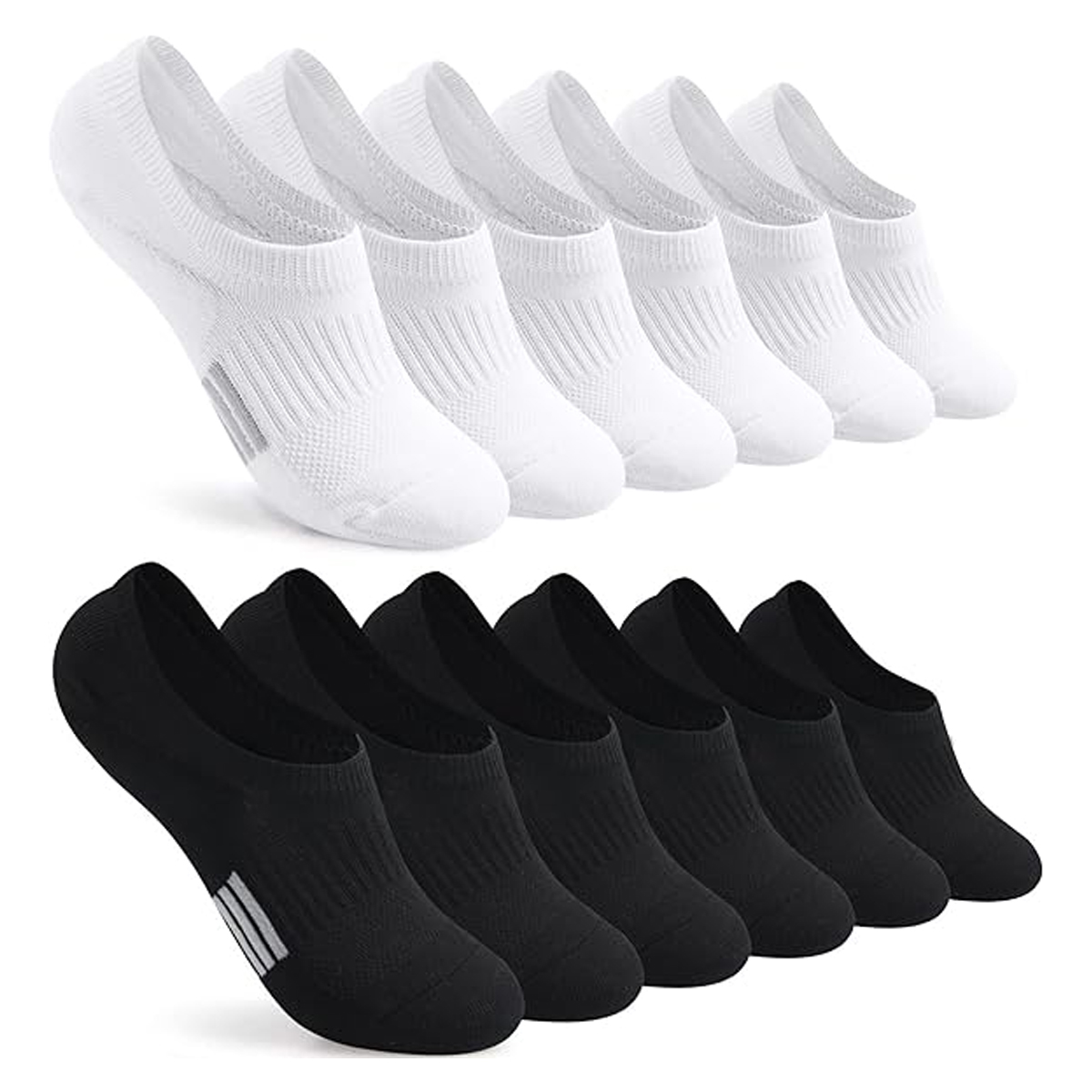 No Show Socks Womens Cushioned Low Cut Athletic Hidden Liner for Sneakers Ankle Invisible Running Socks