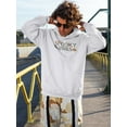 thumbnail image 2 of Spooky Vibes Halloween Quote Hoodie Men -Image by Shutterstock, Male 4X-Large, 2 of 4