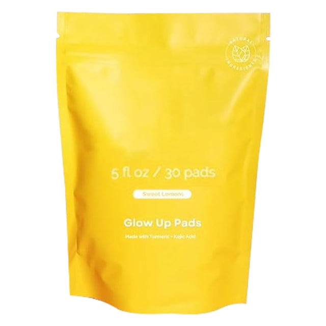30 almohadillas de limpieza de cúrcuma con ácido kójico exfoliantes desatascar los poros para la cara y el cuerpo