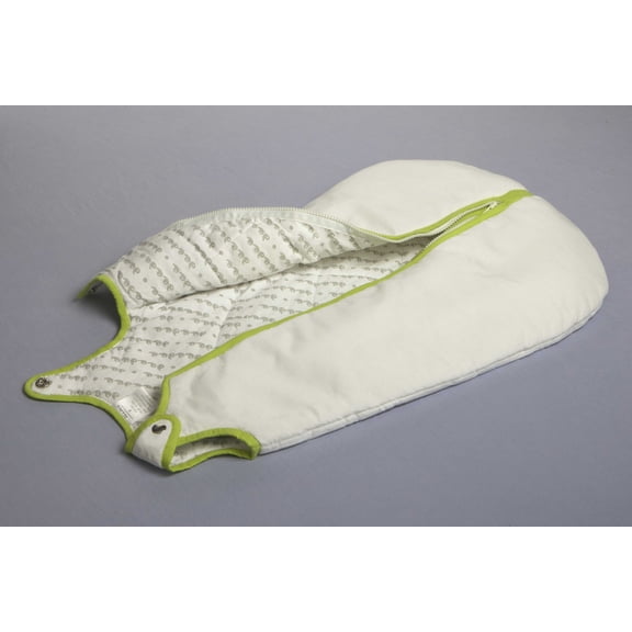 Baby Deedee Sleep Nest Original - Baby Sleep Sack 2.5 TOG 0-6M White/Lime