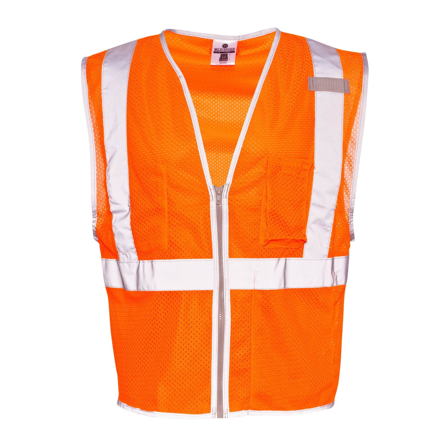 Orange 5X-Large ML Kishigo 1077 Ultra-Cool Polyester Mesh Reflexite Vest