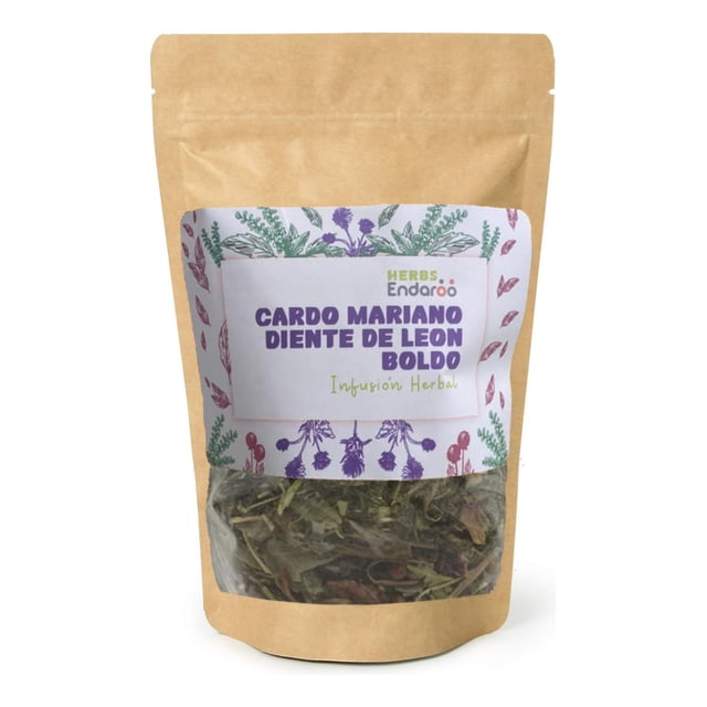 Te De Cardo Mariano Diente De León Y Boldo Detox Hígado 100g
