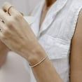 thumbnail image 2 of Pulsera de tenis clásica con circonita cúbica para mujer | Diapositiva ajustable, 2 of 4