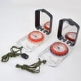 thumbnail image 3 of Mosiee Climbing Luminous Compass With Mirror Waterproof Hiking Compass With Led Lamp Scale Magnifier Outdoor Exploration Camping Parts, 3 of 9