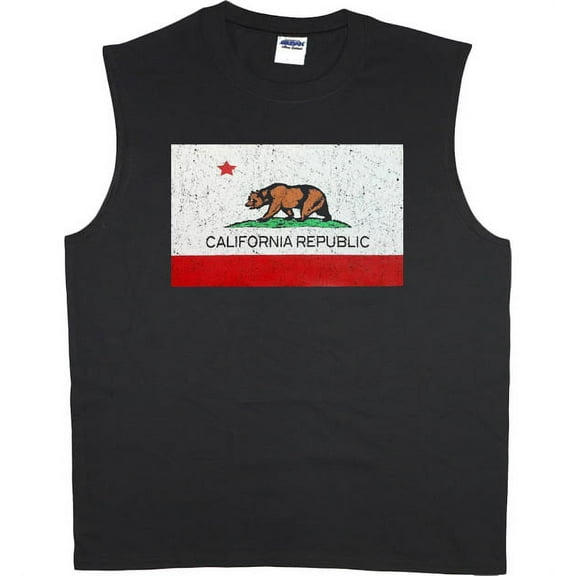 California Bear Flag T-shirt Muscle Tee
